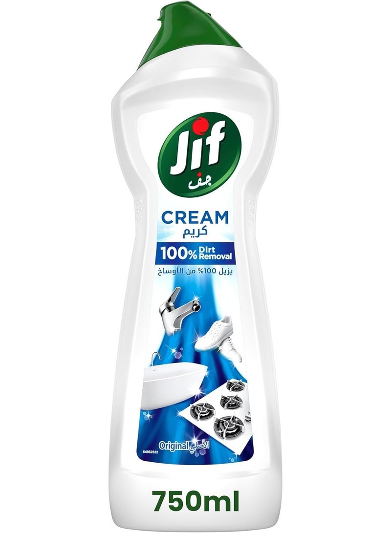 جيف منظف ​​كريمي أصلي متعدد الاستخدامات، يزيل الأوساخ بنسبة 100%، 750 مل - Image 1